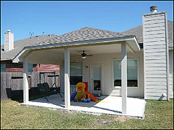 Gable patio cover