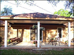 Covered patio